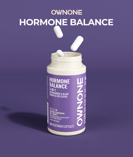 OWNONE Hormone Balance: fórmula natural 3 en 1 para mujeres