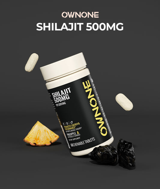 OWNONE Shilajit 500MG – Aumento de energía y vitalidad, sabor a piña