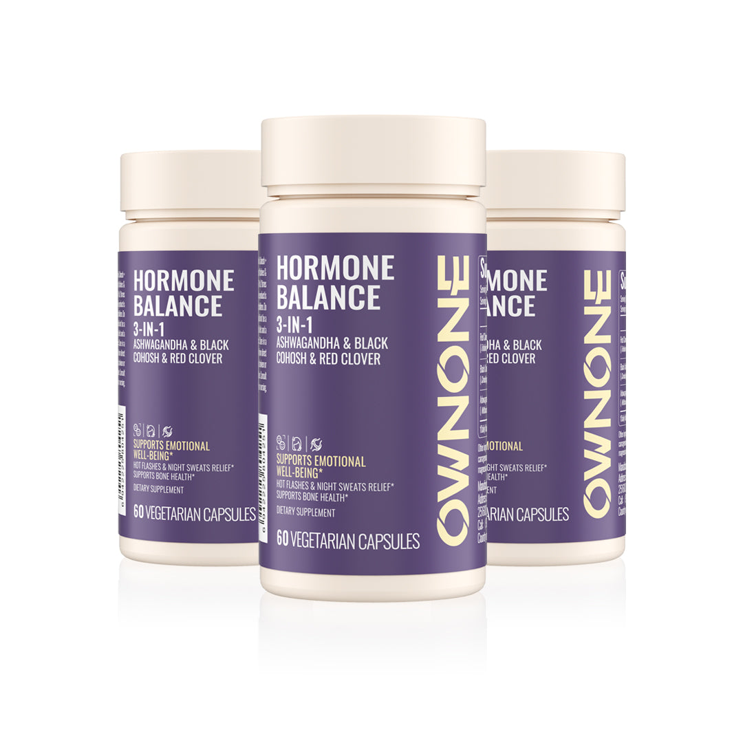 OWNONE Hormone Balance: fórmula natural 3 en 1 para mujeres