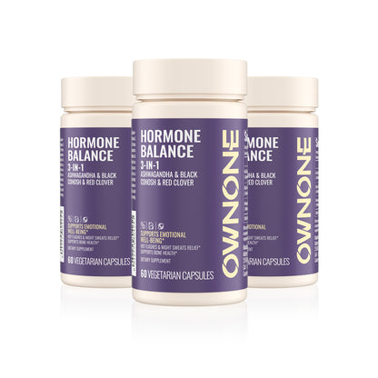 OWNONE Hormone Balance: fórmula natural 3 en 1 para mujeres