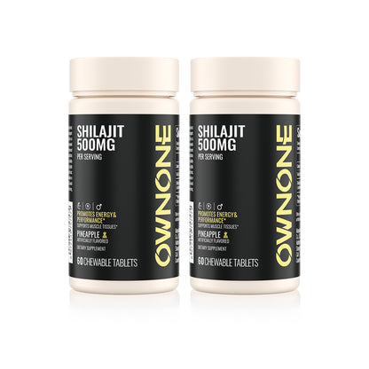 OWNONE Shilajit 500MG – Energy & Vitality Boost, Pineapple Flavor