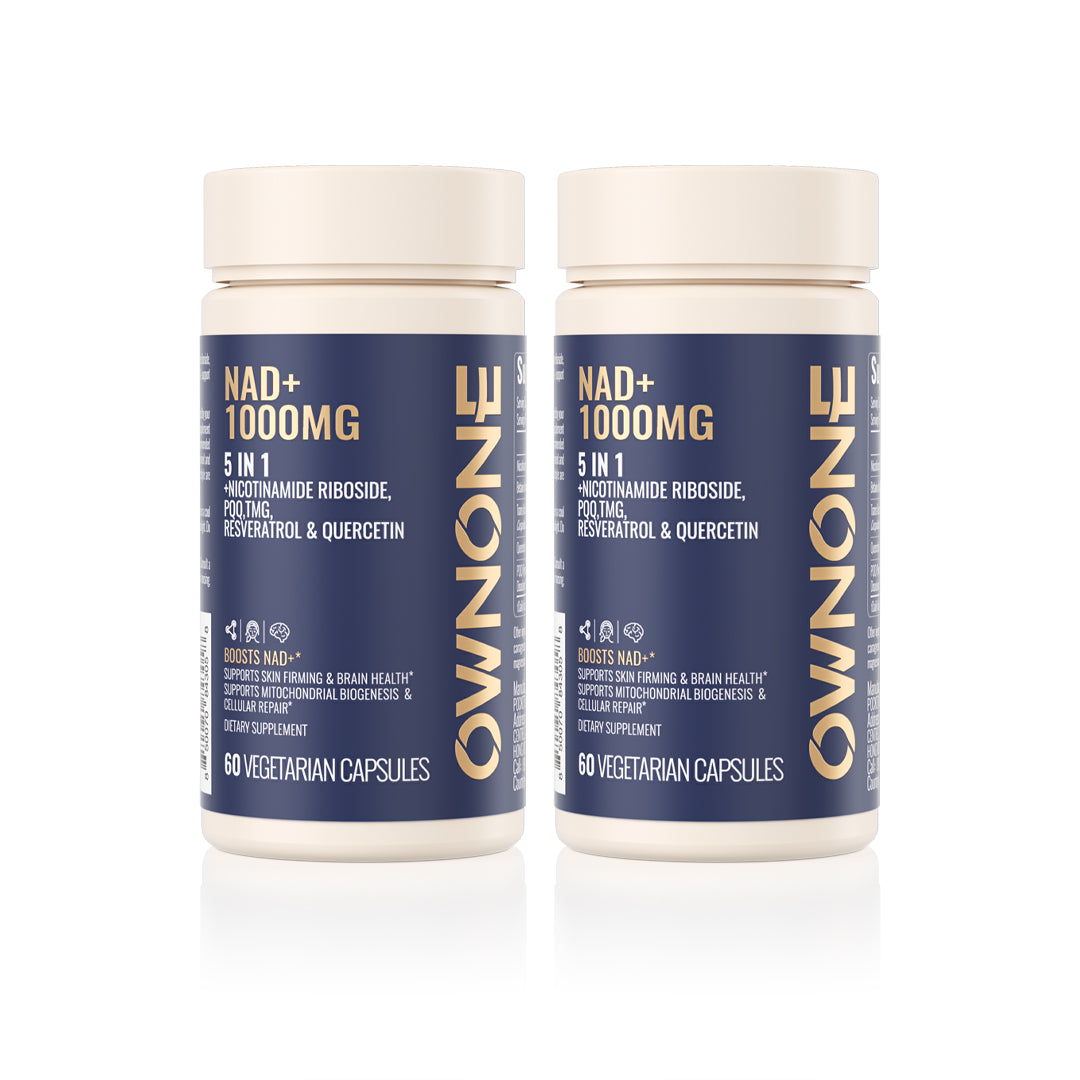 OWNONE NAD+ 1000MG – 5-in-1 Formula for Skin & Brain, Boost Cellular Energy